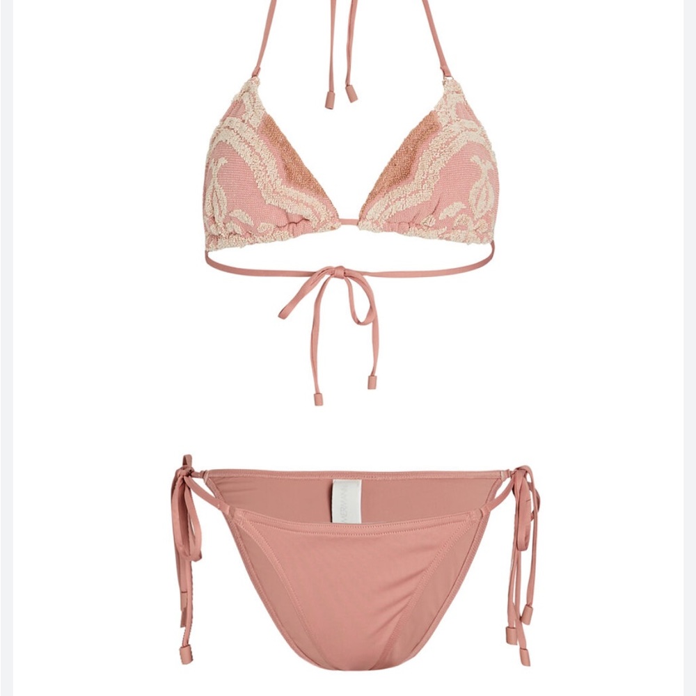 NWT Zimmermann Jeannie Mini-Triangle Towel bikini in size 2